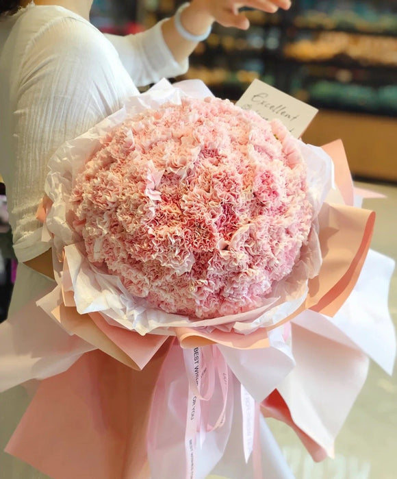 粉色康乃馨|52 Pink Carnations Bouquet