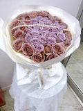 復古紫系花束| 99 Roses Bouquet (Pre-order)