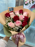 11枝玫瑰花束 ｜ 11 Mix Color Roses bouquet