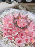 粉色玫瑰 ｜Pink roses bouquet