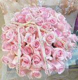 52愛的抱抱桶 | 52 Pink Roses Flower box（Pre-order)