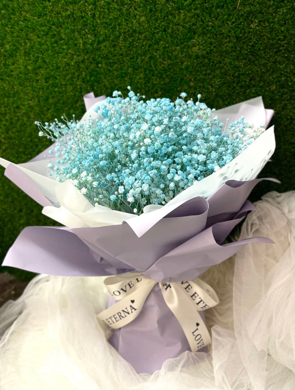 滿天星星 | Blue Babybreath Bouquet