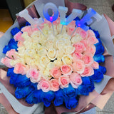 99枝混合玫瑰 | 99 Roses Bouquet